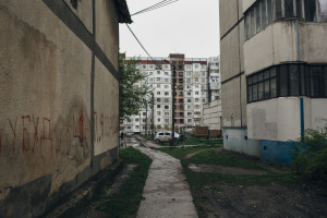 Brezhnevki buildings, Balti.