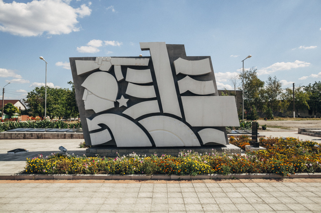 WWII memorial in Grigoriopol district, Transnistrian region.