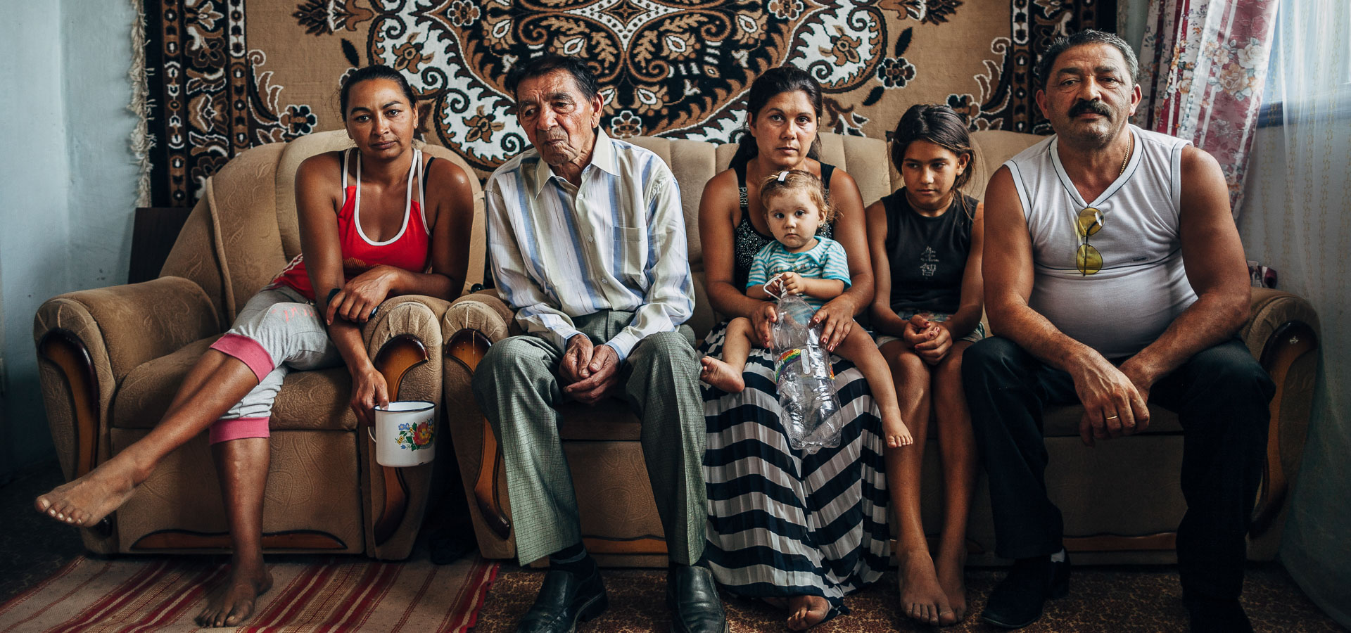 The Dragan family, Graseni, Ungheni district.